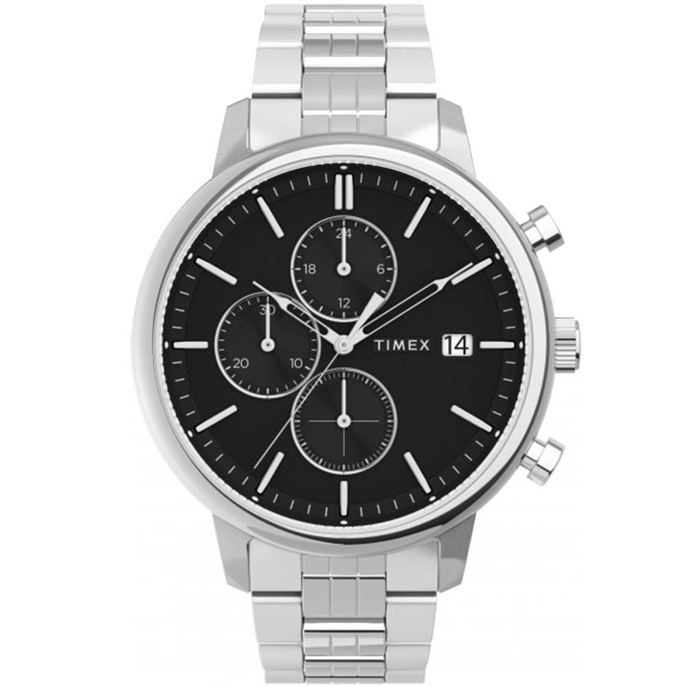 Наручные часы мужские Timex Chicago Chrono кварцевые Silver (Tx2v01600)