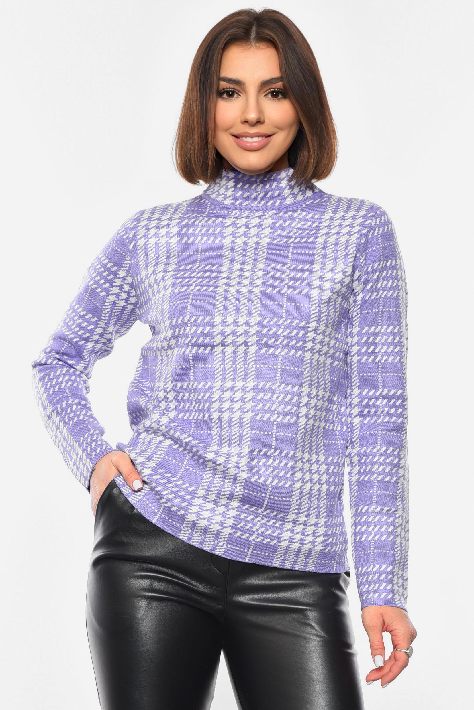 Свитер женский S-M Фиолетовый (192417)