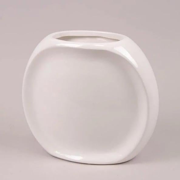 Ваза керамическая Flora Белый (21690)