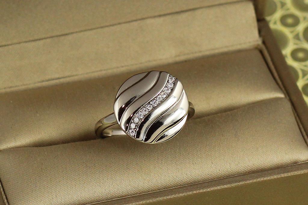 Кольцо Xuping Jewelry Амплитуда р. 18 Серебристый (34838819)