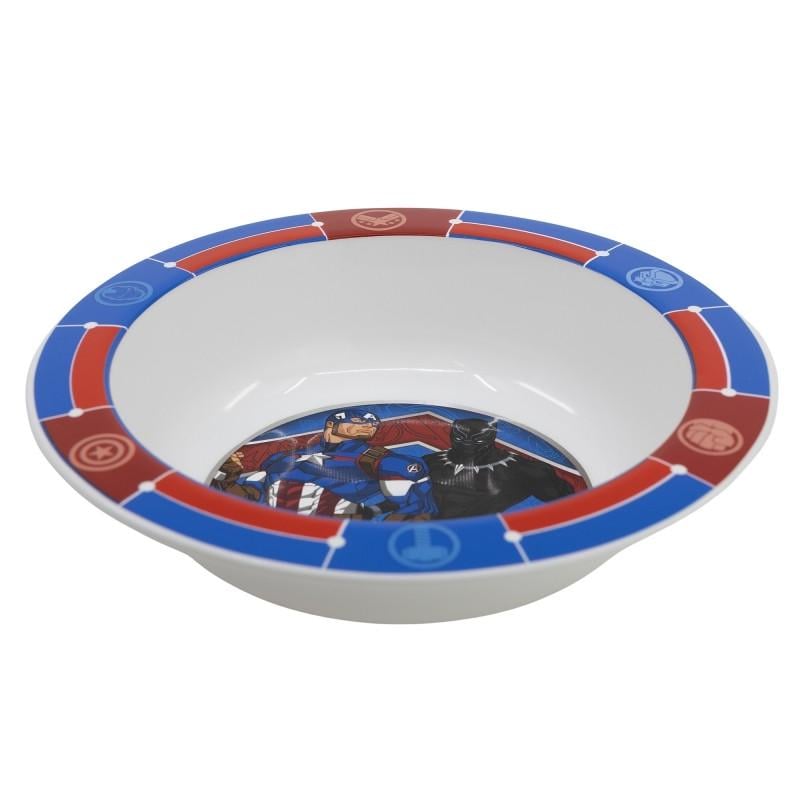 Тарелка детская Мстители STOR Avengers пластиковая без BPA 16x16x4 см (2350050276)