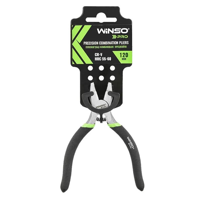Плоскогубцы WINSO Pro прецизионные комбинированные Cr-V 120 мм (904412)