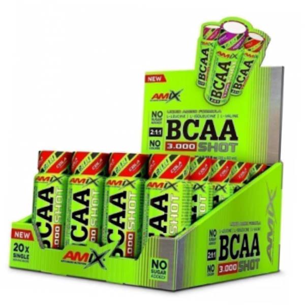 Жидкие BCAA Amix Nutrition Shot 3000 для роста мышц 60 мл Кола (28134005) - фото 2