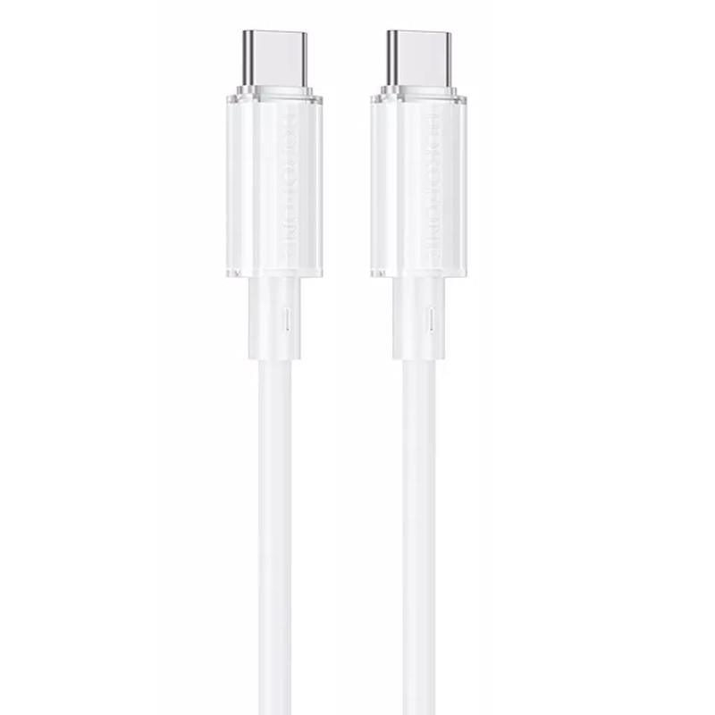 Дата-кабель Borofone BX112 Lemon Type-C to Type-C 60W 1 м White (00000073987_2)
