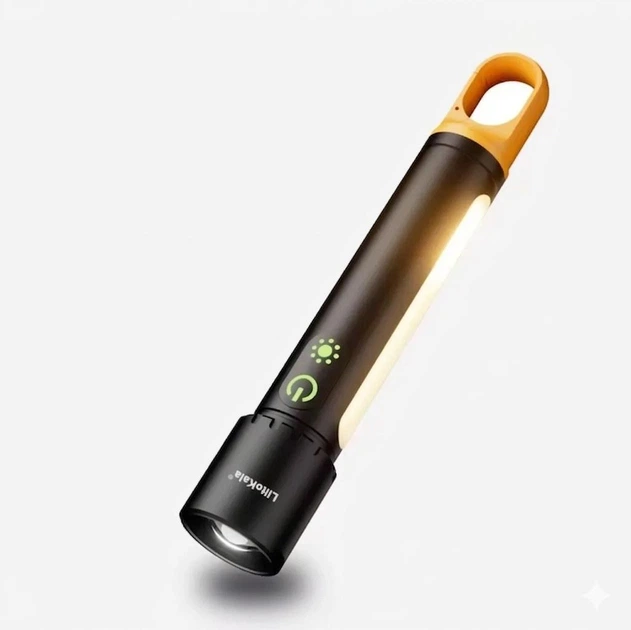 Фонарь ручной LiitoKala LF-X725 Ultra Bright 21700 3500mAh Black