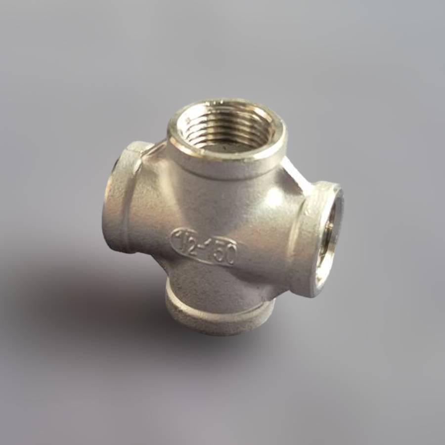 Крестовина DN15 ВР BSPP равнопроходная н/ж сталь AISI304 Class 150 1/2" (29203281) - фото 4 Крестовина DN15 ВР BSPP равнопроходная н/ж сталь AISI304 Class 150 1/2" (29203281) - фото 4