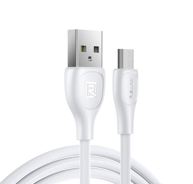 Кабель Remax Lesu Pro USB 2,0 to microUSB 2,1A 1 м Белый (RC-160m-w)