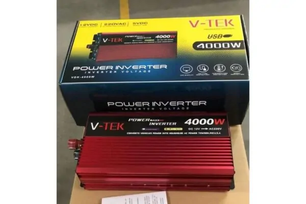 Автомобільний інвертор с дисплеем V-Tek 4000W 12-220V - фото 4 Автомобільний інвертор с дисплеем V-Tek 4000W 12-220V - фото 4