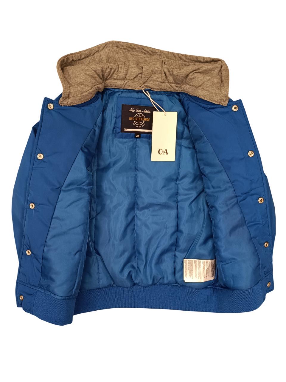 Куртка-бомбер дитяча для хлопчика C&A демісезонна 128 см Синій (0530) - фото 4 Куртка-бомбер дитяча для хлопчика C&A демісезонна 128 см Синій (0530) - фото 4