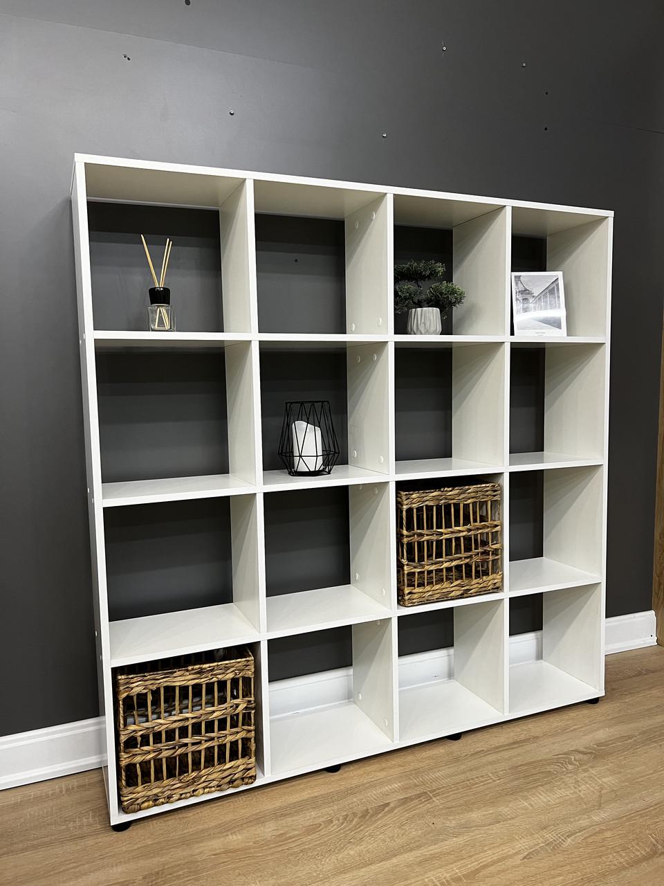 Стелаж на 16 комірок В-16 1400х1425х252 мм Білий - фото 8 Стелаж на 16 комірок В-16 1400х1425х252 мм Білий - фото 8