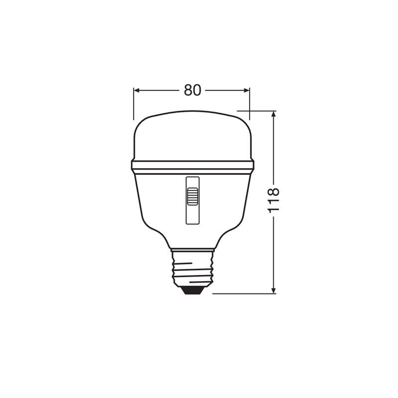 Лампа LED Osram Star Grow Lamp T80 20W 220V 650lm CCT E27 80x118 мм для рослин (4058075845800) - фото 7 Лампа LED Osram Star Grow Lamp T80 20W 220V 650lm CCT E27 80x118 мм для рослин (4058075845800) - фото 7