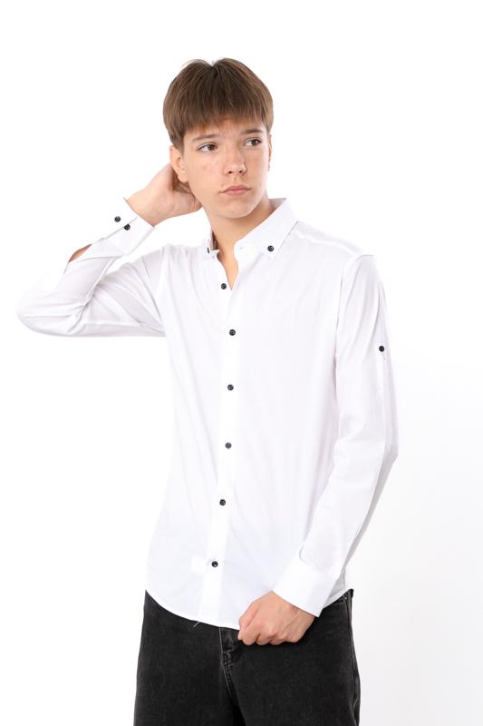 Сорочка для хлопчика юніор Носи Своє XL Білий (10533) - фото 3
