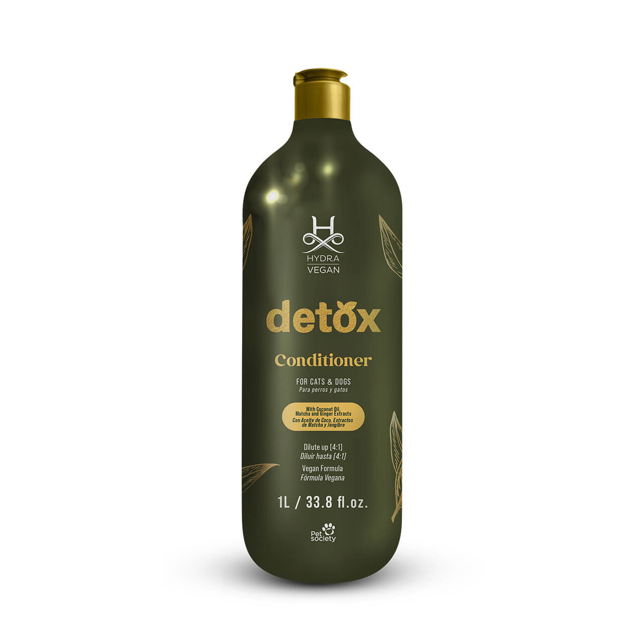 Кондиционер для восстановления шерсти и кожи животных Hydra Vegan Detox Conditioner 1 л (24181498)