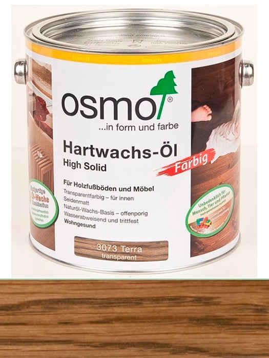 Масло Hartwachs-Öl Farbig Osmo цветное с твердым воском 2,5 л 3073 Терра