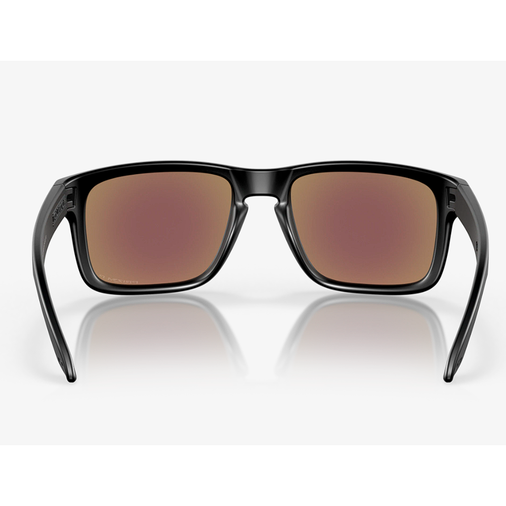 Окуляри OAKLEY Holbrook OO9102-F055 Matte Black/Prizm Sapphire Irid Polar - фото 3