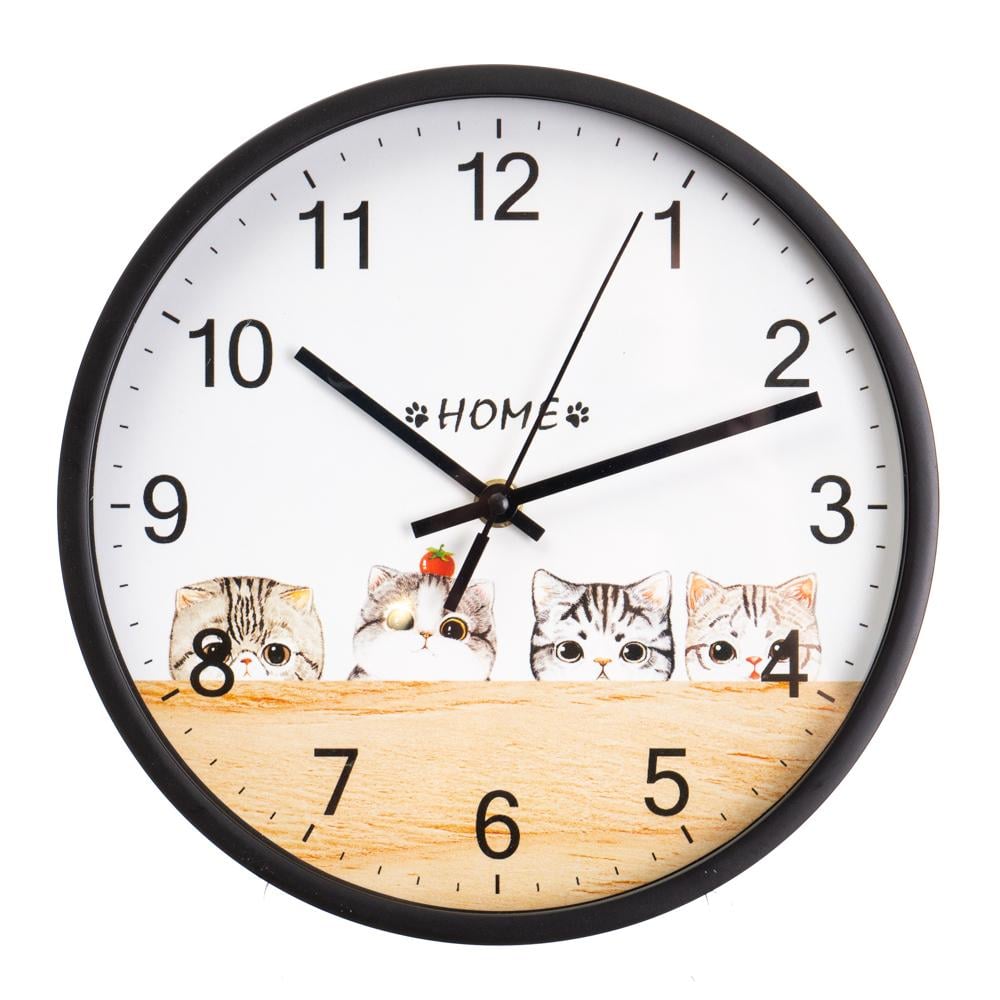 Часы настенные Elisey Озорные котята 25 см (2003-025)