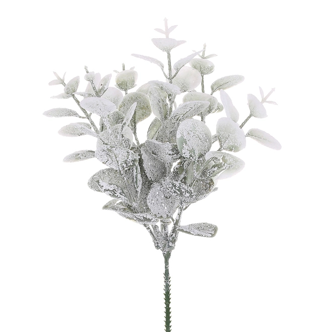 Веточка эвкалипта заснеженная 29 см (13623)