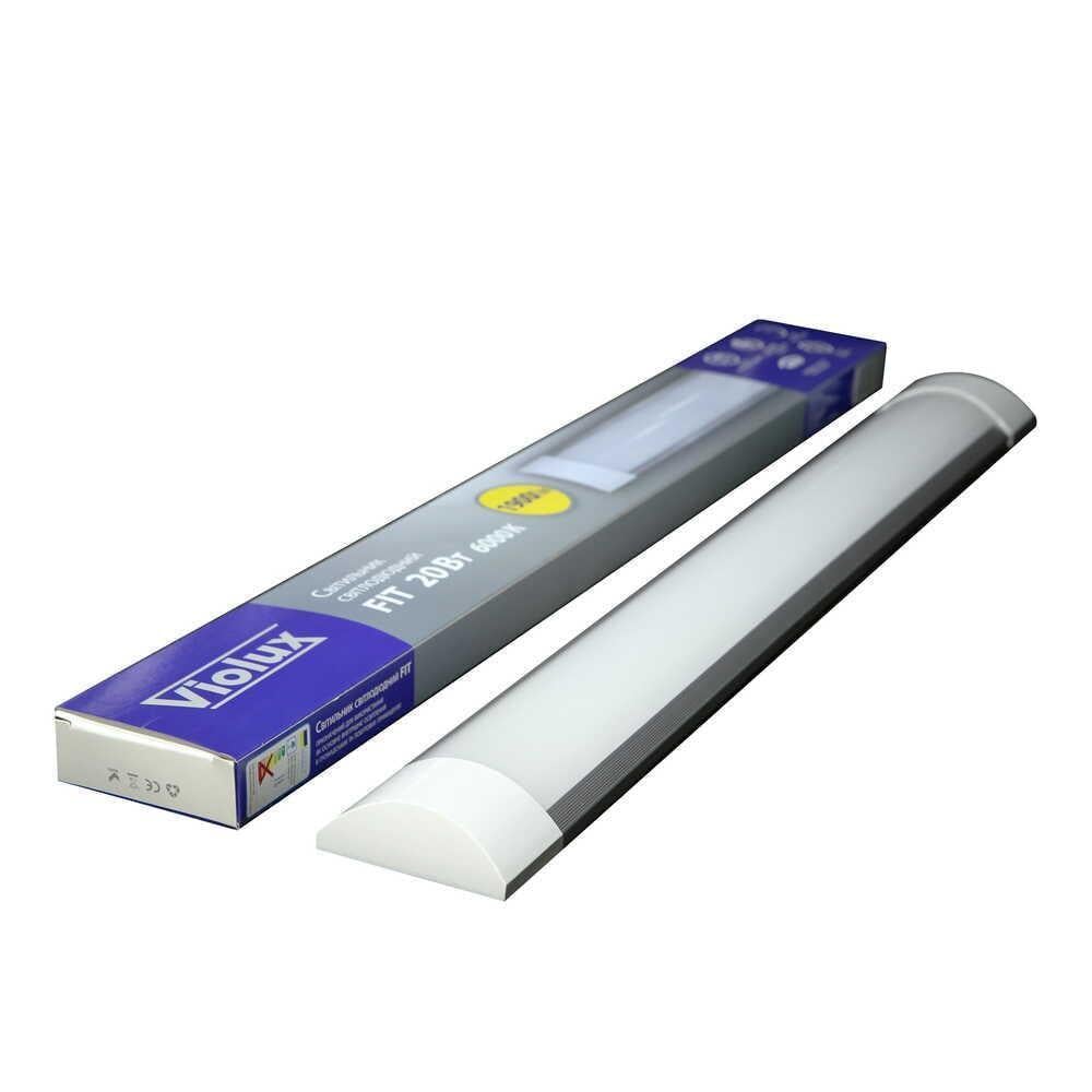 Линейный светильник светодиодный Violux FIT 20W 6000K 60 см 1900Lm (00000022167) Линейный светильник светодиодный Violux FIT 20W 6000K 60 см 1900Lm (00000022167)