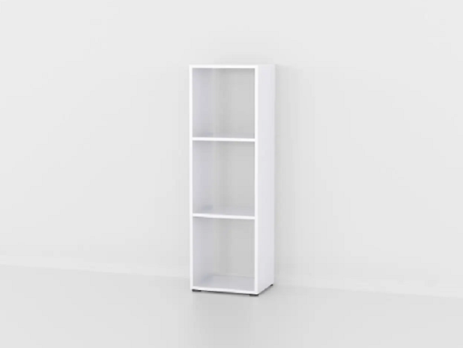 Полиця для книг настільна на 3 комірки Білий (P59)