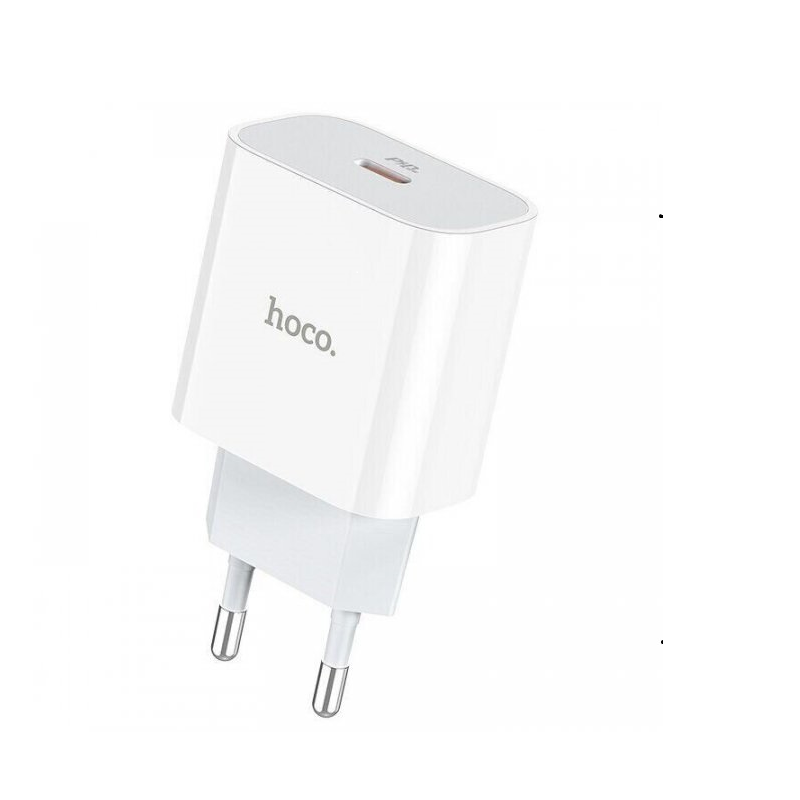 Зарядний пристрій для телефонів Hoco C76A Plus Speed source PD20W EU White (1723824378)