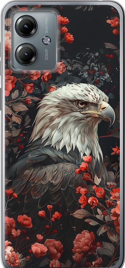Чехол на Motorola Moto G14 Цветочный страж (6102u-3197-42517) Чехол на Motorola Moto G14 Цветочный страж (6102u-3197-42517)