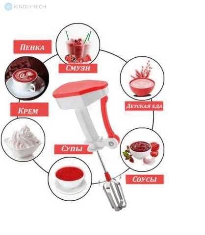 Миксер механический Easy Flow Blender Красный (ed36d359) - фото 2