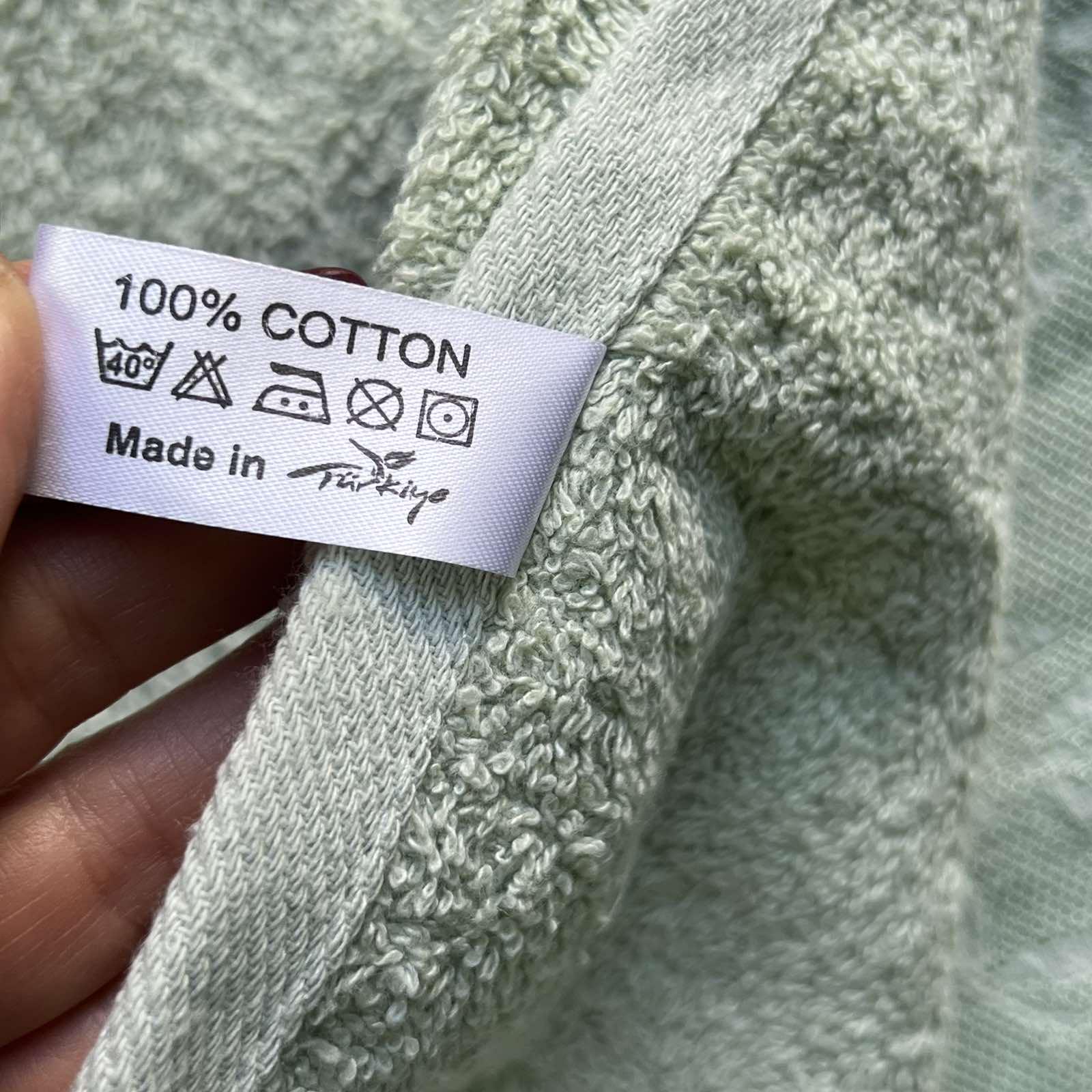 Набір рушників банне та для обличчя 70х40 см/50х90 см 2 шт. Зелений фісташковий (mame2v1cic1firtik) - фото 4 Набір рушників банне та для обличчя 70х40 см/50х90 см 2 шт. Зелений фісташковий (mame2v1cic1firtik) - фото 4