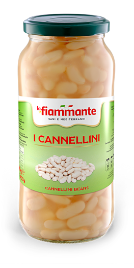 Квасоля консервована La Fiammante Cannellini 540 г (8001737192053)