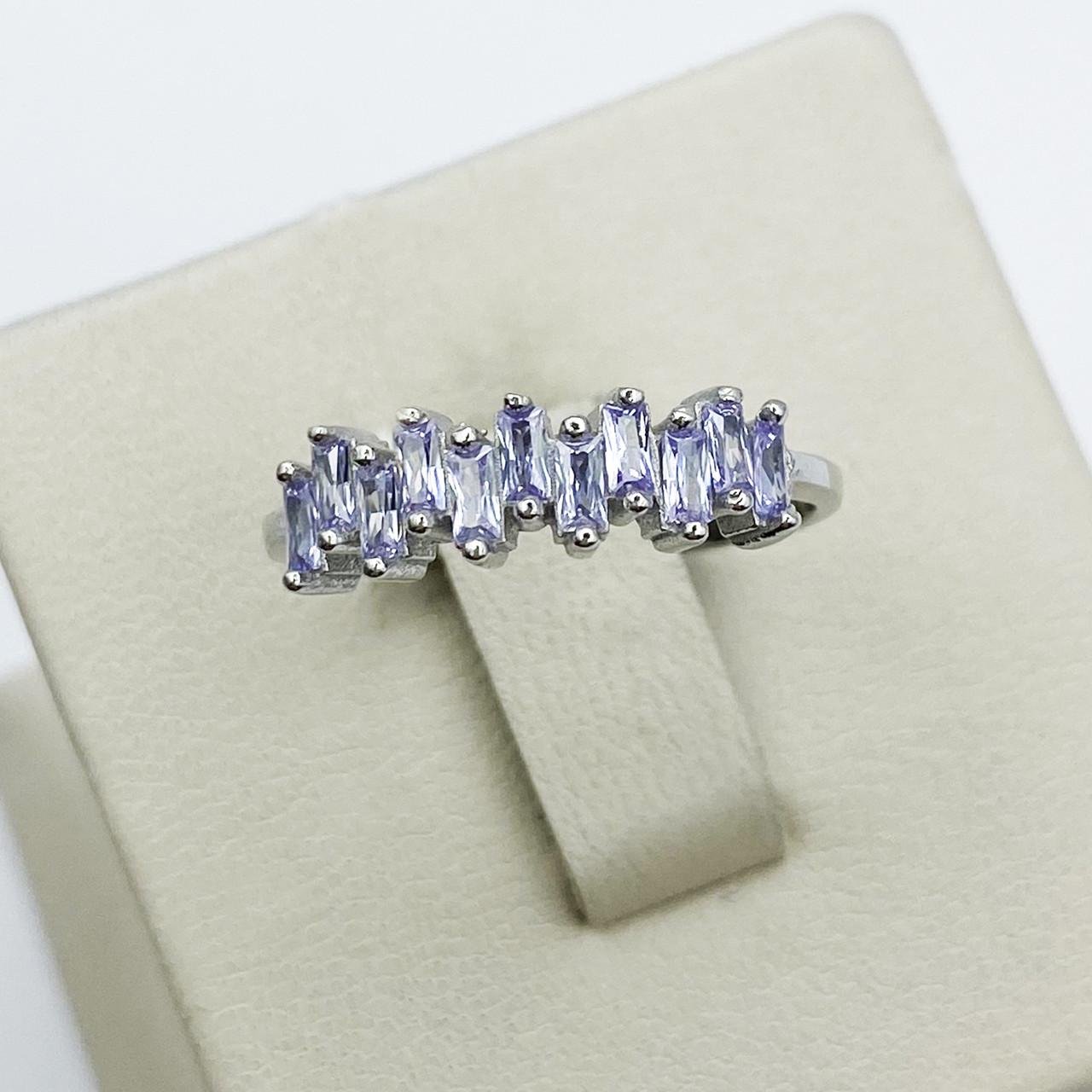 Кольцо серебряное Дорожка с кубическим цирконием р. 18 2 г (1931992493)