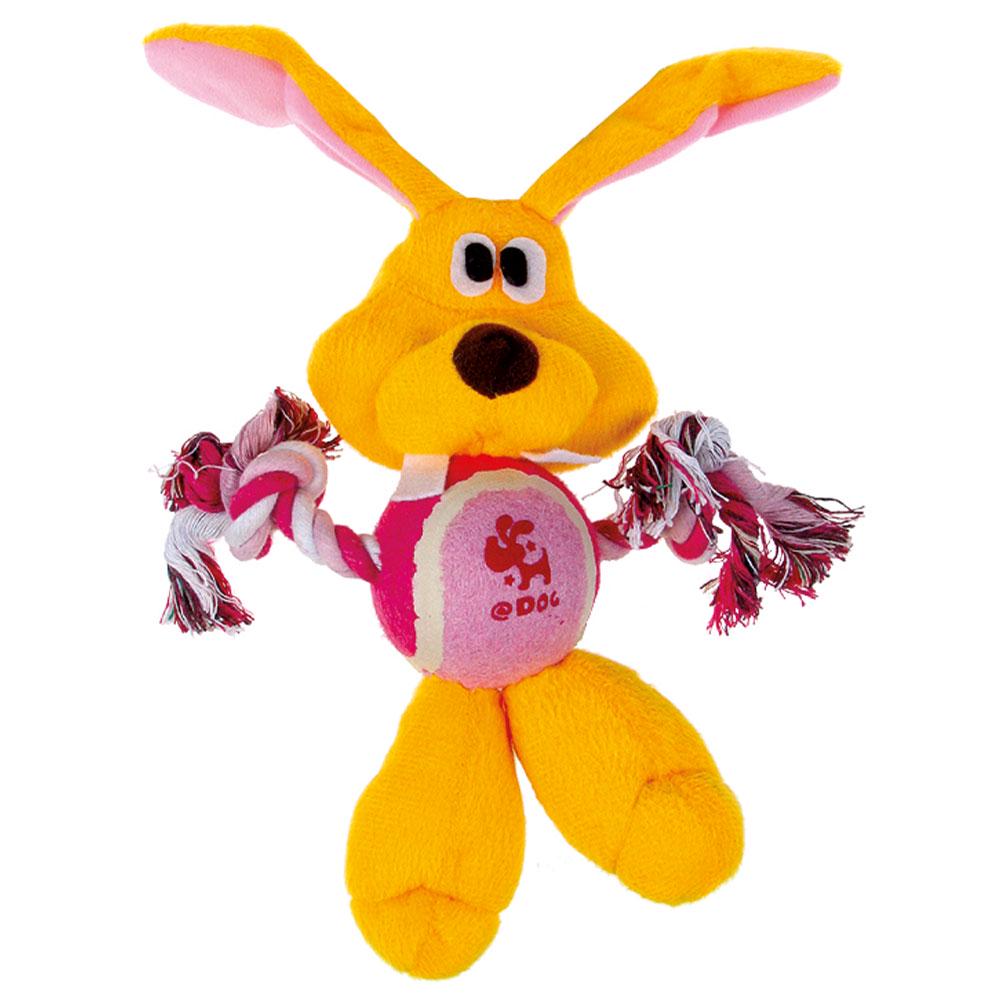 Игрушка для собак Tatrapet Toys Fan плюшевая утка с веревкой 21 см (488.03)