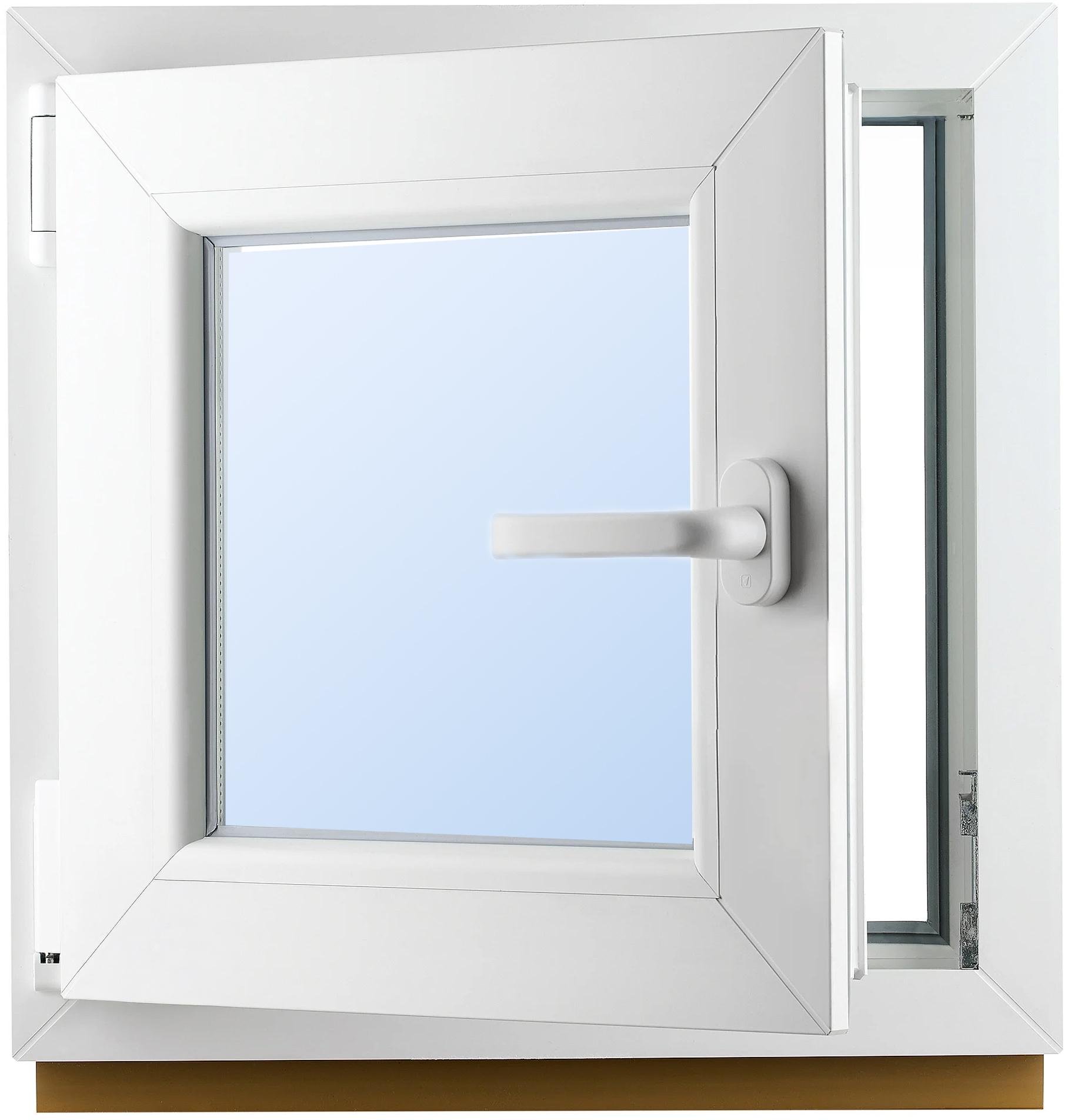 Окно металлопластиковое поворотное WDS Miroplast 500х500 мм (4-8-4-12-4 I)