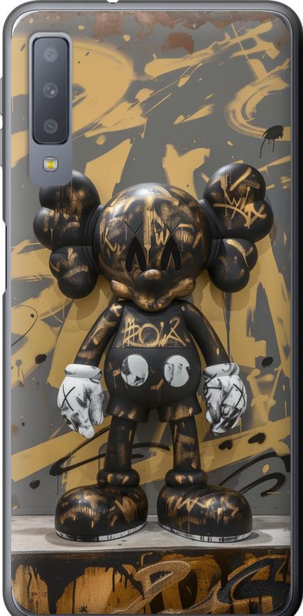 Чехол на Samsung Galaxy A7 (2018) A750F Bronze kaws (6097u-1582-42517)