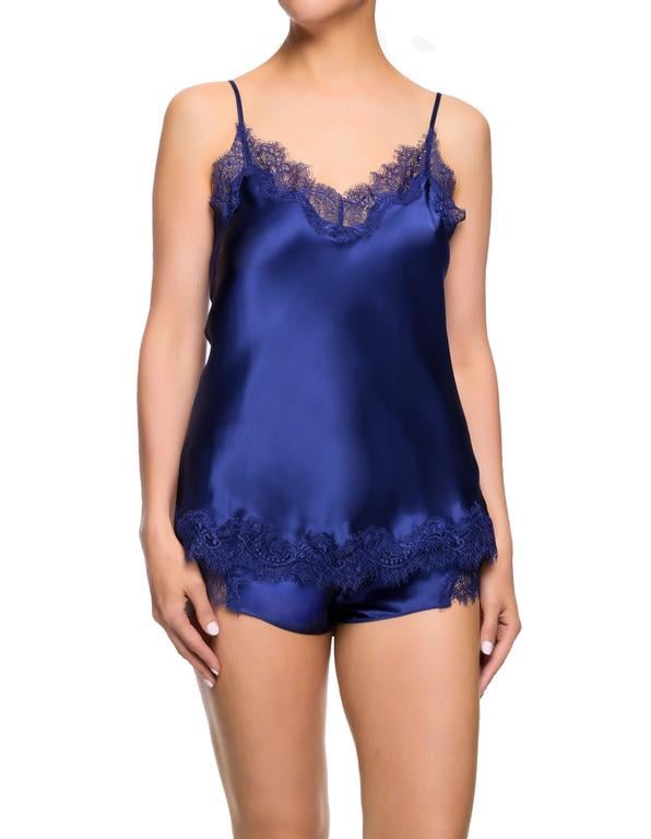 Пижама шелковая Sainted Sisters топ и шорты S Темно-синий (31002-midnight) Пижама шелковая Sainted Sisters топ и шорты S Темно-синий (31002-midnight)