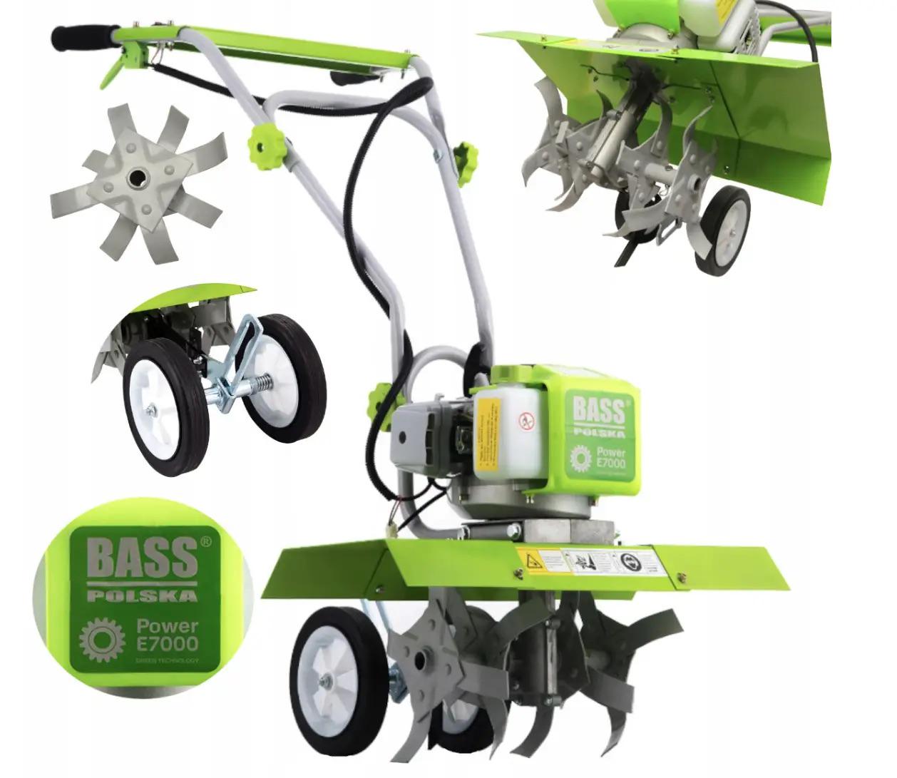 Мотокультиватор бензиновий Bass Polska 4в1 для городу 1,2 л /3,8 к.с. Зелений (28730943) - фото 2