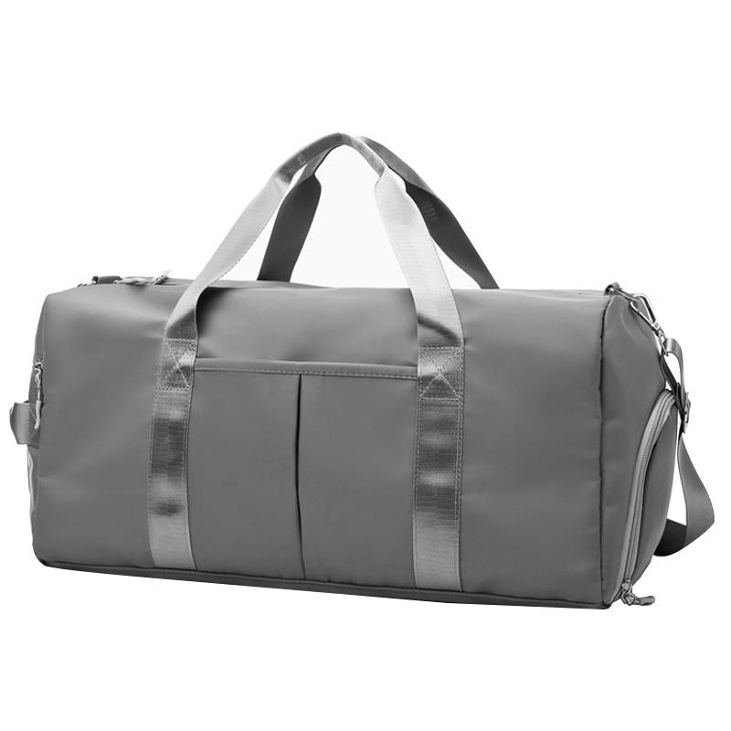 Спортивная сумка Lesko 1890 с отделом для обуви и мокрых вещей Gray (25713837)