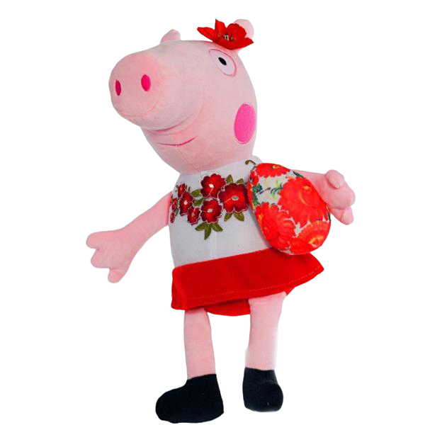 Мягкая игрушка A-Toys Свинка Праздничная 39 см (00307-3)