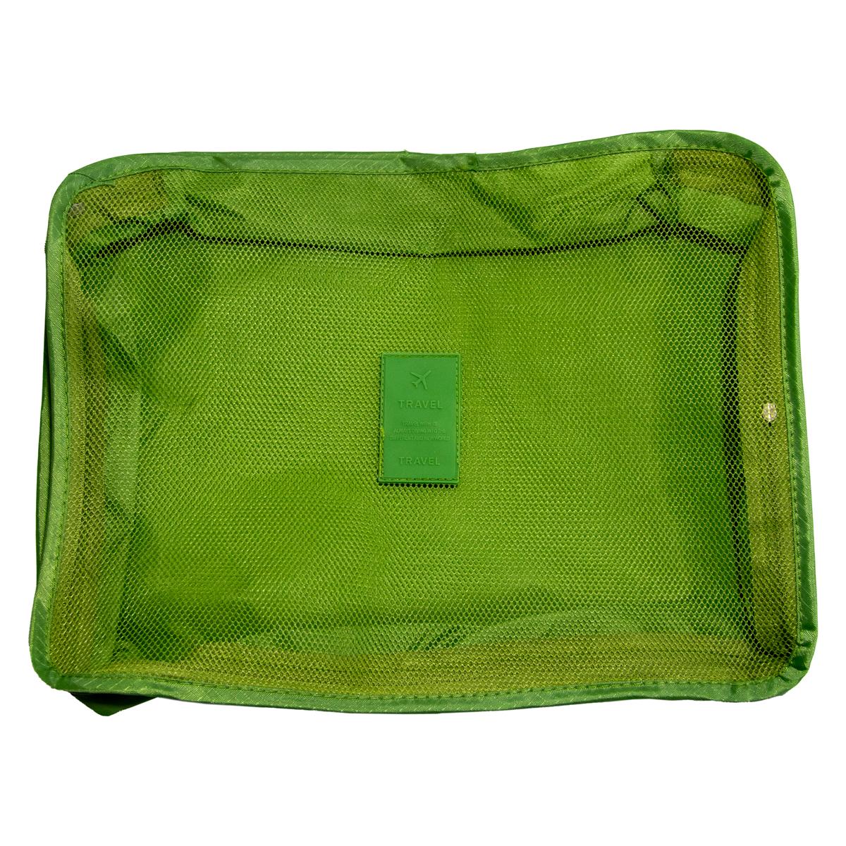 Набор органайзеров для чемодана Secret Pouch 6 шт. Зеленый (1009747-Green-8) - фото 7