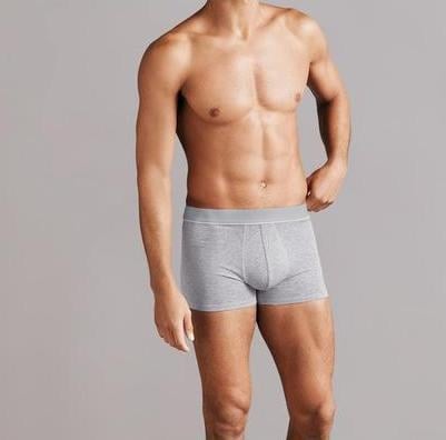 Трусы боксеры мужские Livergy LYCRA L Серый/Белый (107447361)