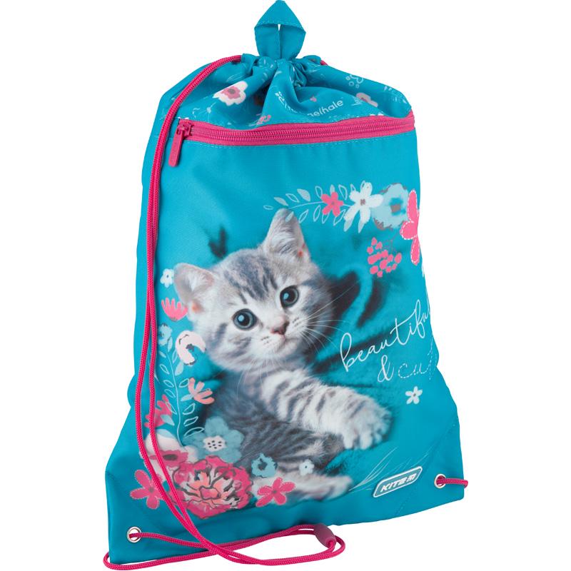 Сумка для обуви KITE Rachael Hale с карманом 46x33 см Бирюзовый (R20-601M-2)