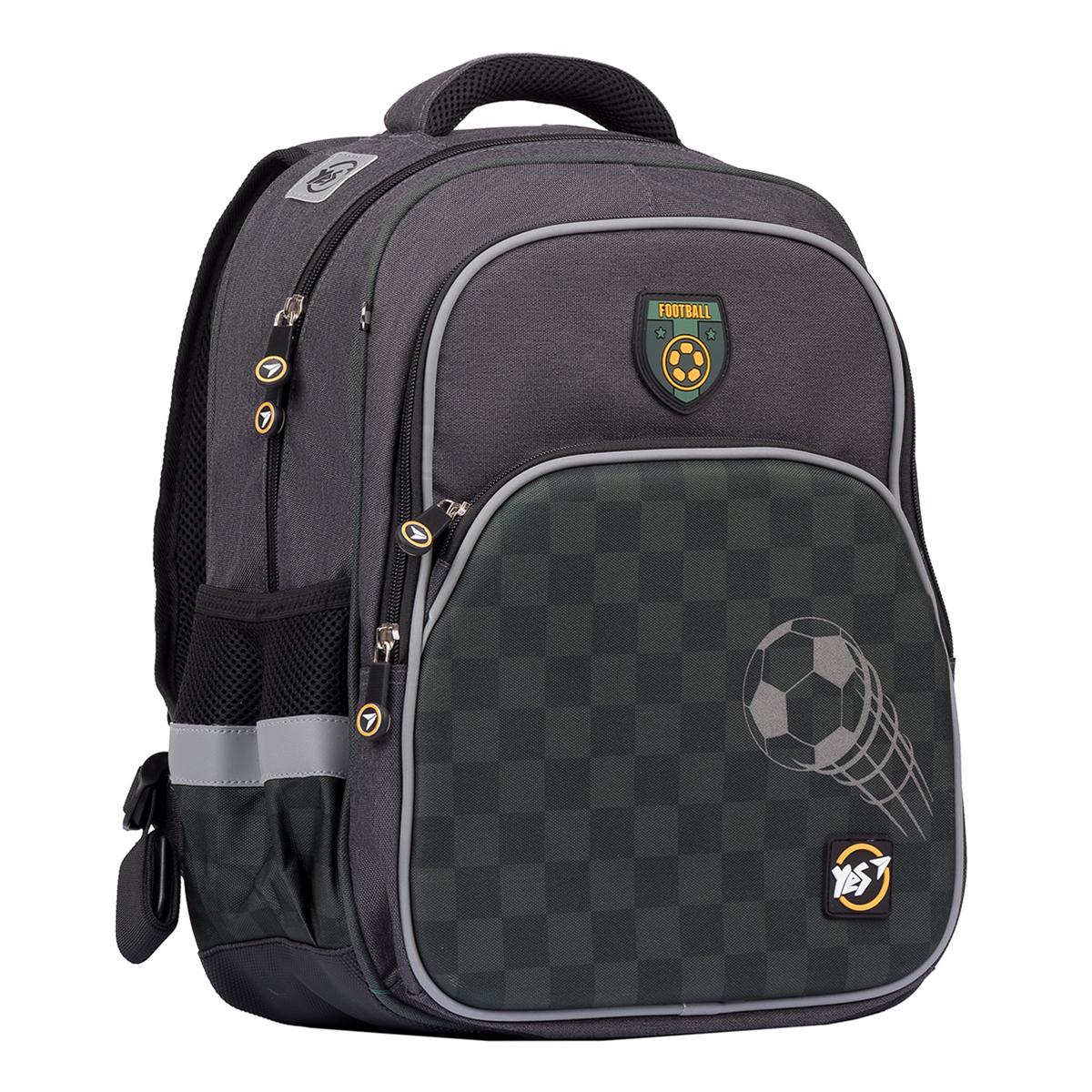 ᐉ Рюкзак YES S-40 Football с сумкой Черный (558522)
