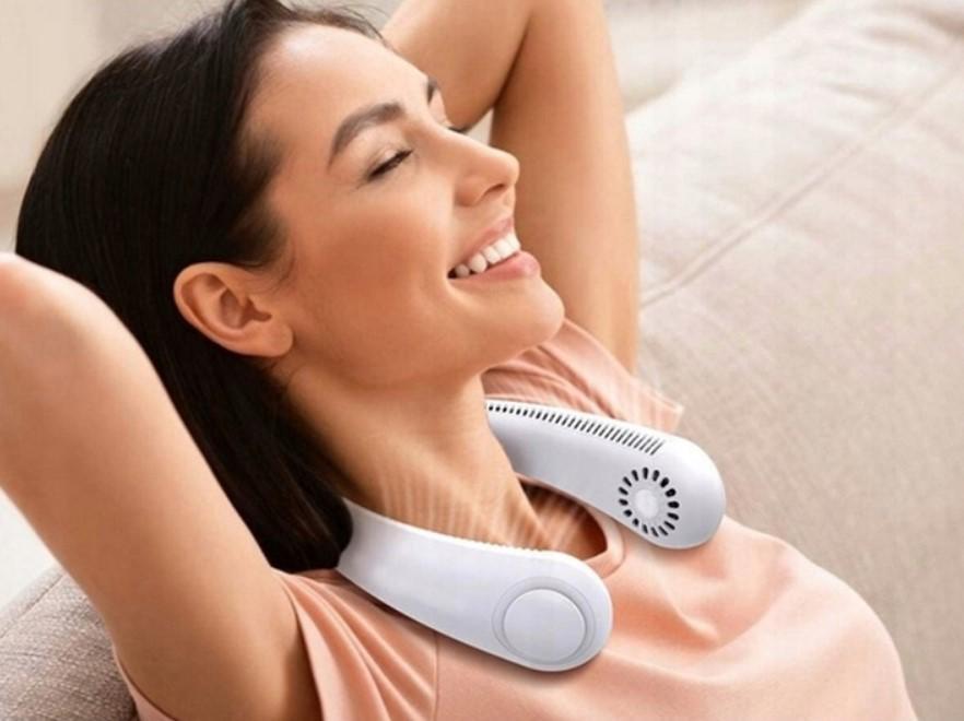 Вентилятор на шию Arctic Air 2000 мАг Білий (2104618614) - фото 3 Вентилятор на шию Arctic Air 2000 мАг Білий (2104618614) - фото 3