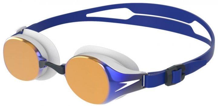 Очки для плавания Speedo HYDROPURE MIRROR GOG AU Голубой/Золотой (Уни OSFM 8-126688136)
