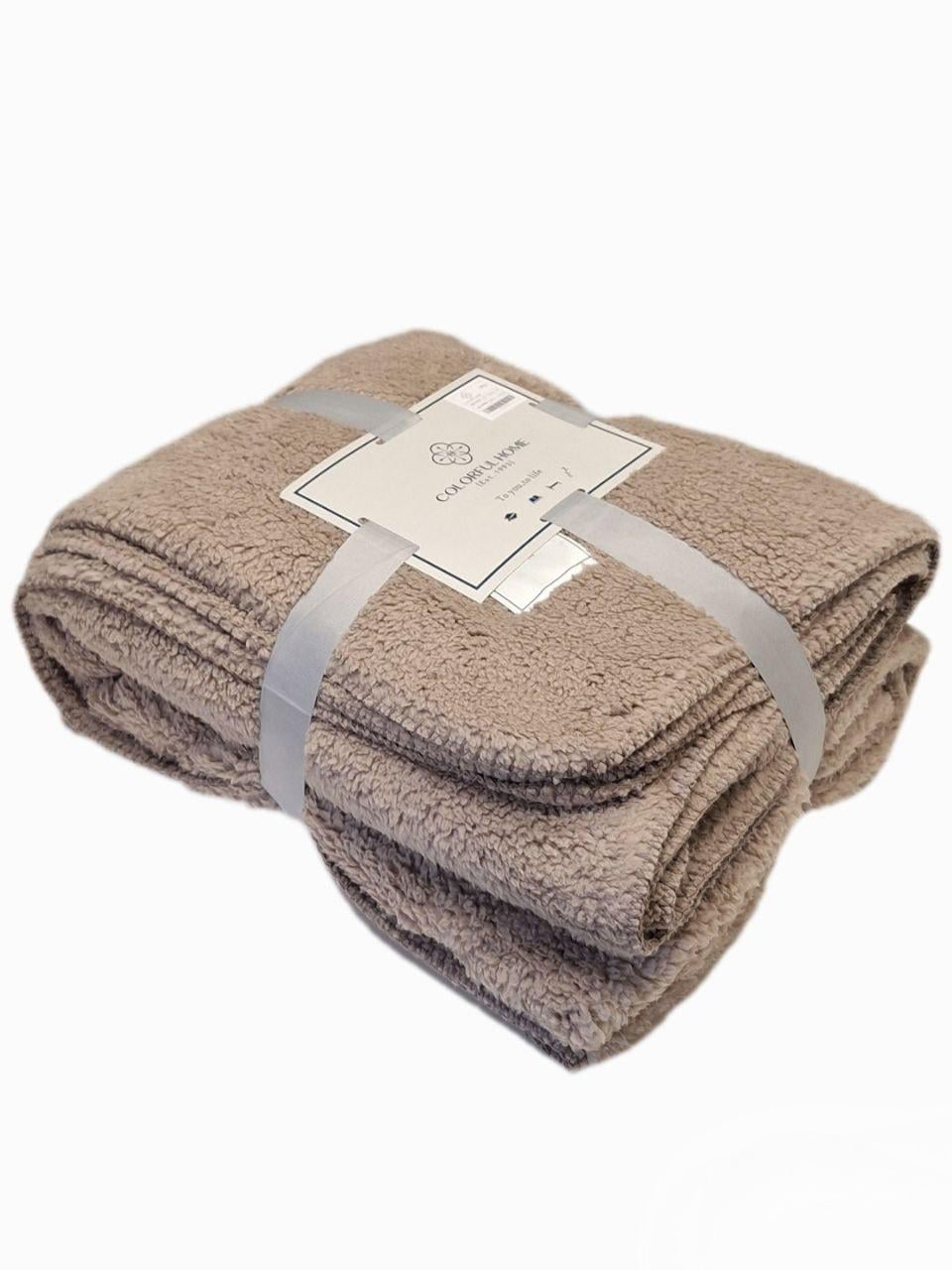 Плед-покрывало Тедди Colorful Home 200х230 см Капучино (1365) Плед-покрывало Тедди Colorful Home 200х230 см Капучино (1365)