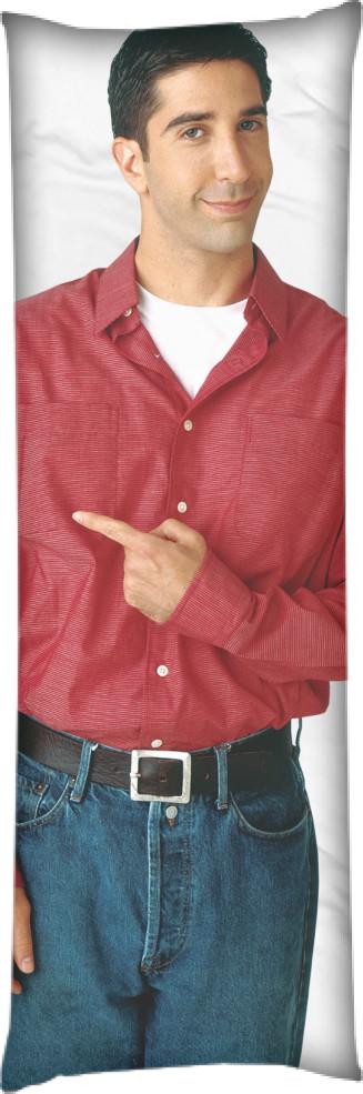 Подушка дакимакура Росс Друзья 40x100 см (13531847)