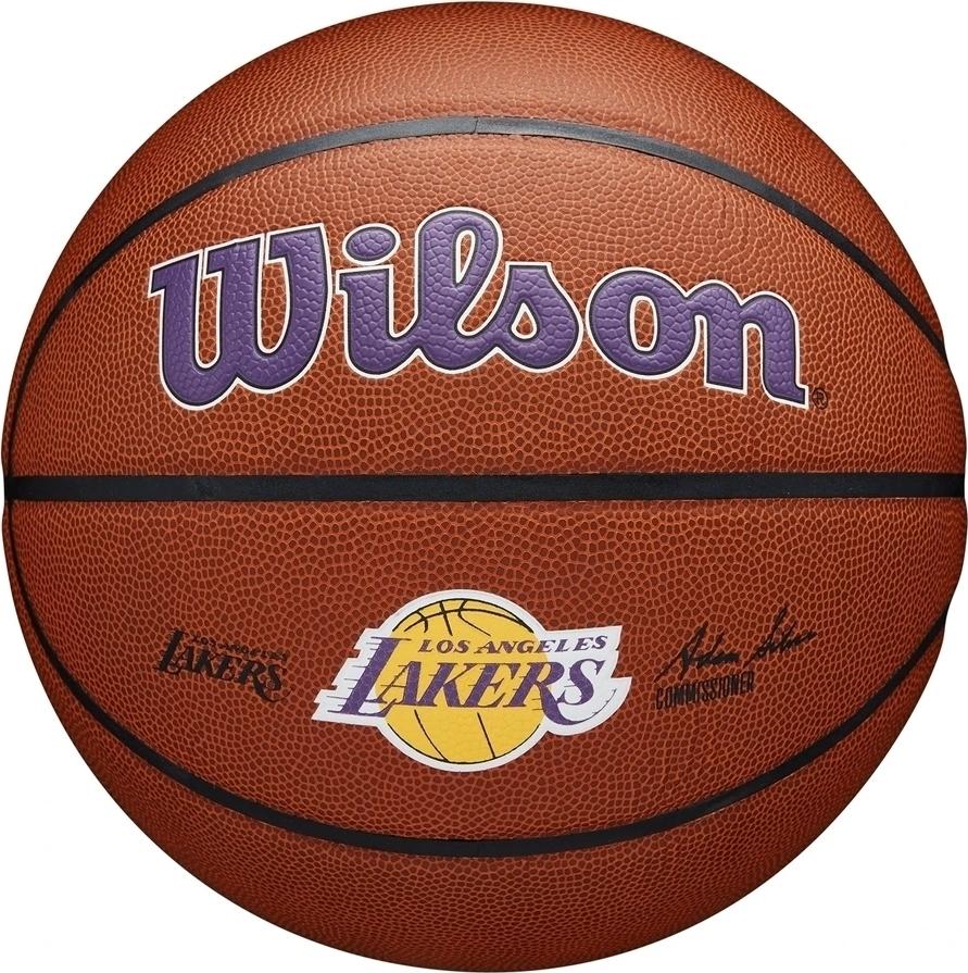 Баскетбольный мяч Wilson NBA TEAM ALLIANCE LA LAKERS р. 7 Оранжевый (WTB3100XBLAL)
