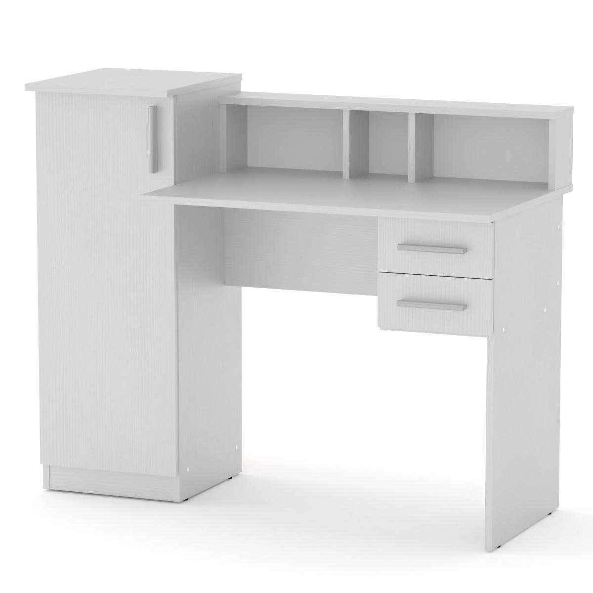 Стіл комп'ютерний Компаніт ПИ-ПИ-1 альба Білий (12067)