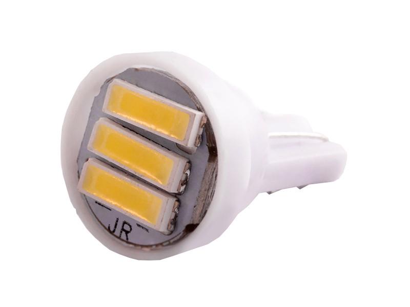 Автолампа светодиодная T10 W5W 12 В SMD7020-3led Белый (836)