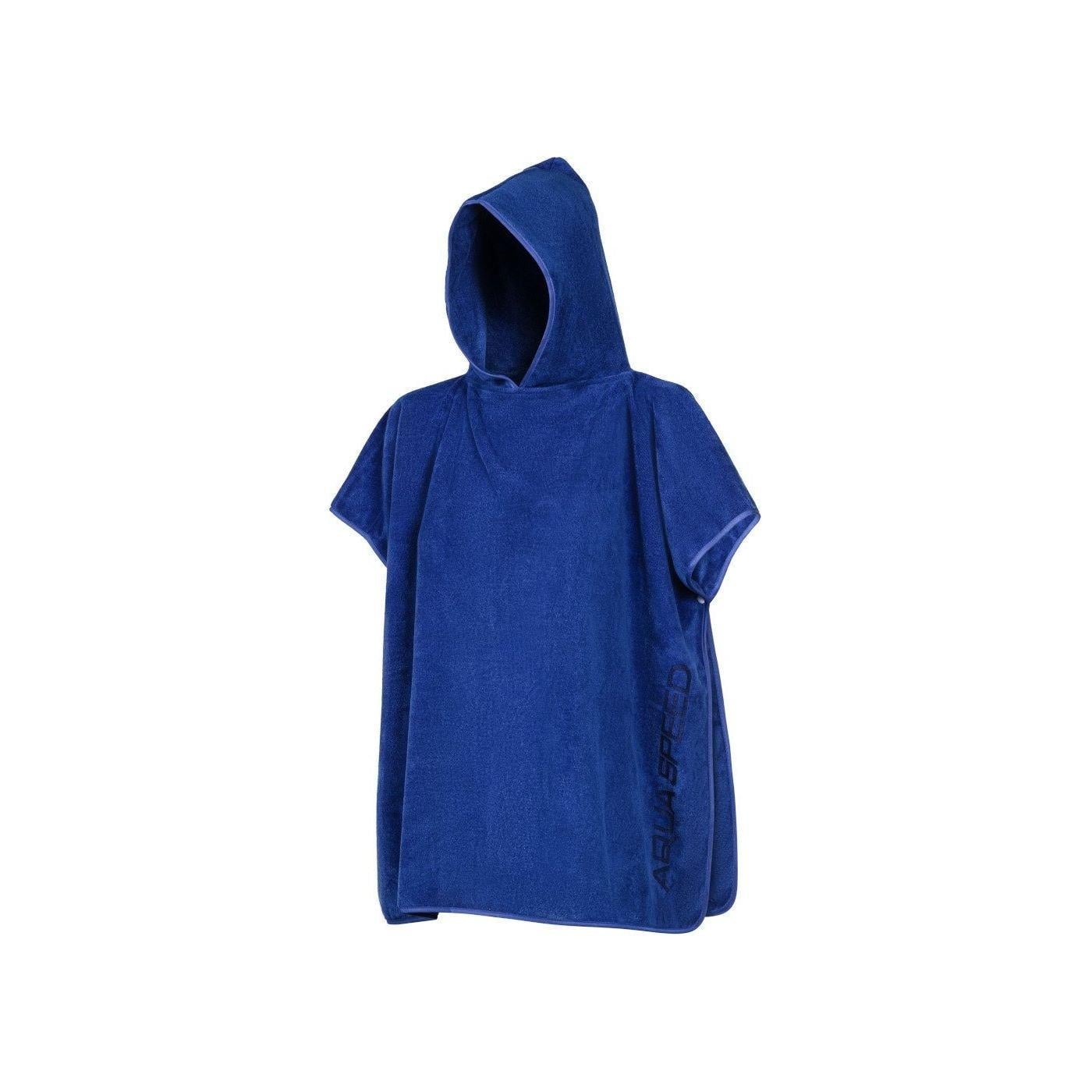 Полотенце пончо Aqua Speed KID'S PONCHO 7338 Дет 70х120 см Темно-синий (5908217673381)