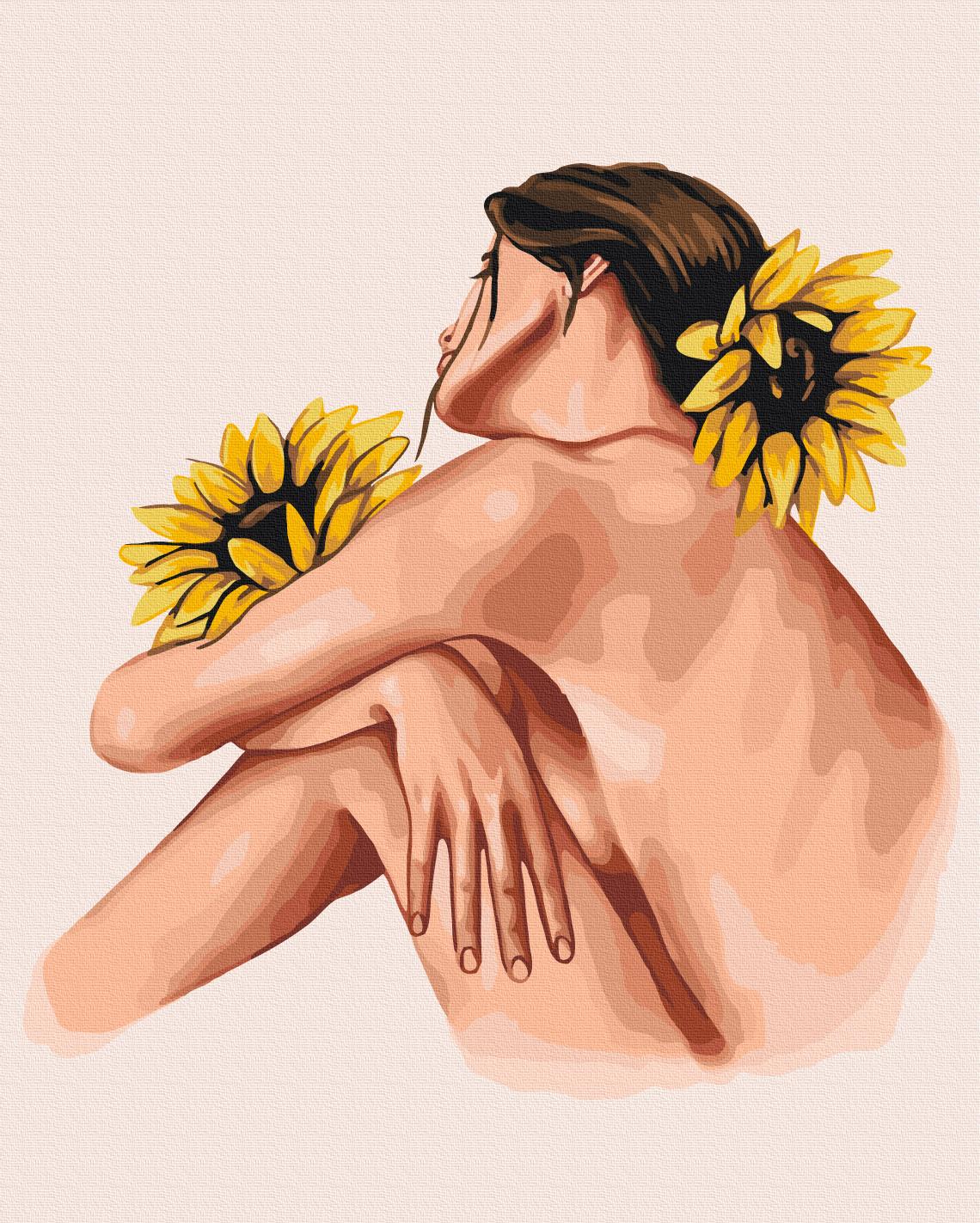 Картина по номерам Brushme Объятия подсолнухов 40x50 см (BS54281)