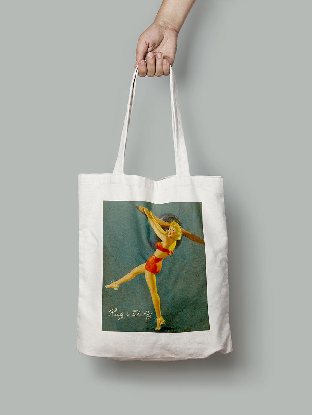 Эко-сумка шопер Готова к взлету